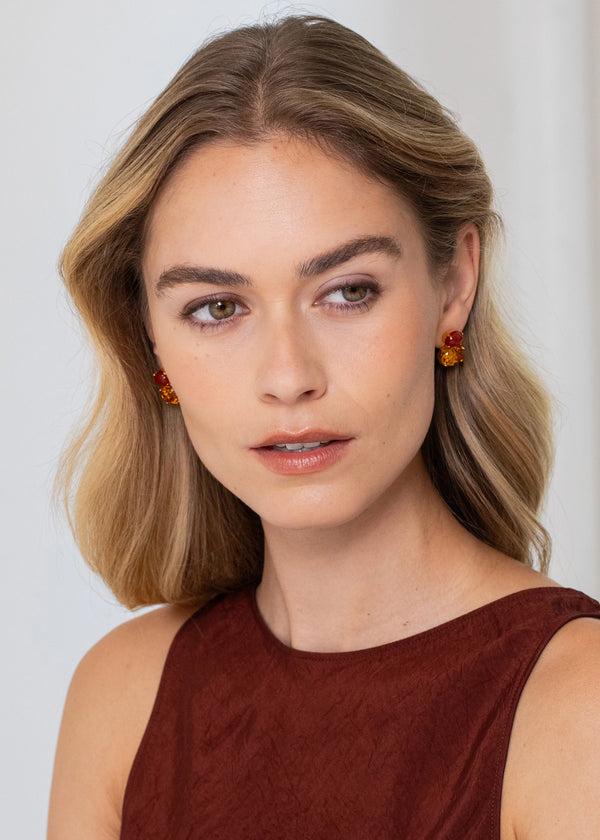 Jennifer Behr Yvette Earrings Carnelian