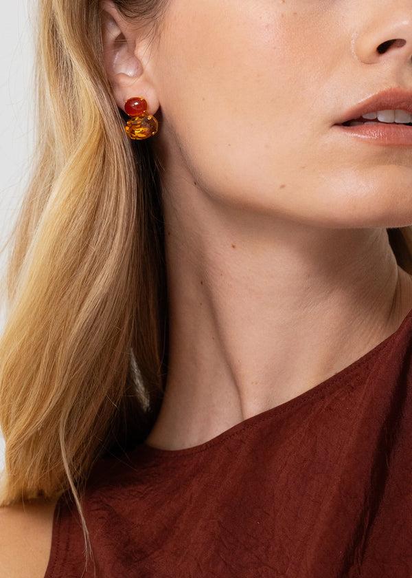 Jennifer Behr Yvette Earrings Carnelian