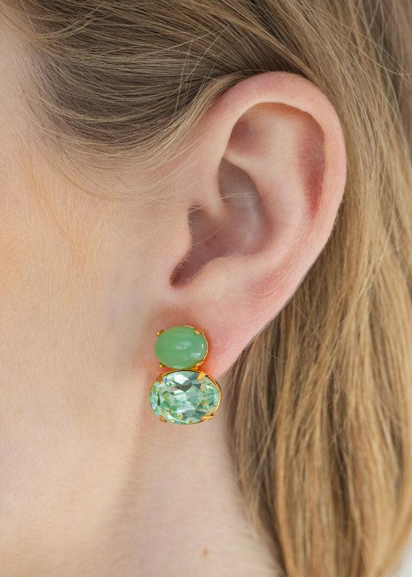 Jennifer Behr Yvette Earrings Chalcedony