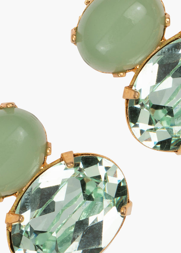 Jennifer Behr Yvette Earrings Chalcedony