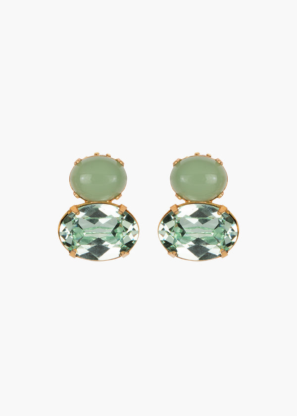 jennifer behr Yvette Earrings Chalcedony