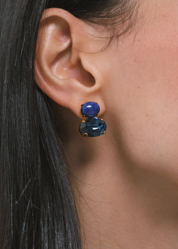 Jennifer Behr Yvette Earrings Lapis