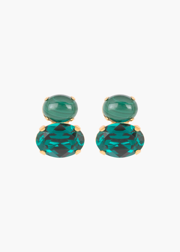 jennifer behr Yvette Earrings Malachite