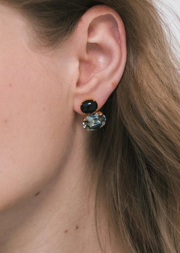 Jennifer Behr Yvette Earrings Onyx