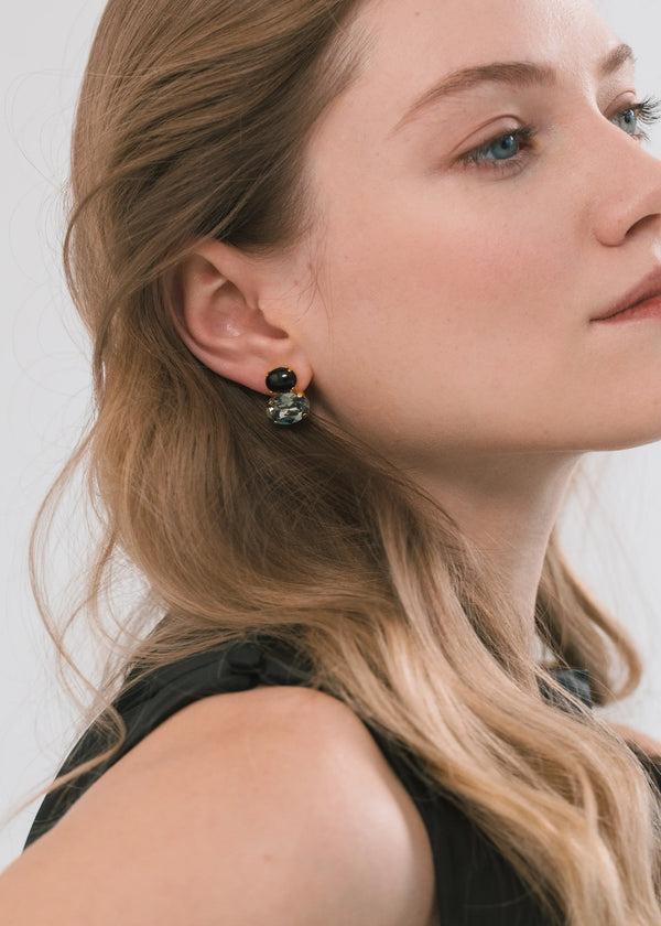 Jennifer Behr Yvette Earrings Onyx