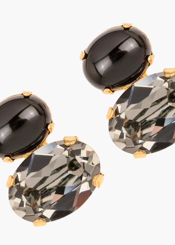 Jennifer Behr Yvette Earrings Onyx