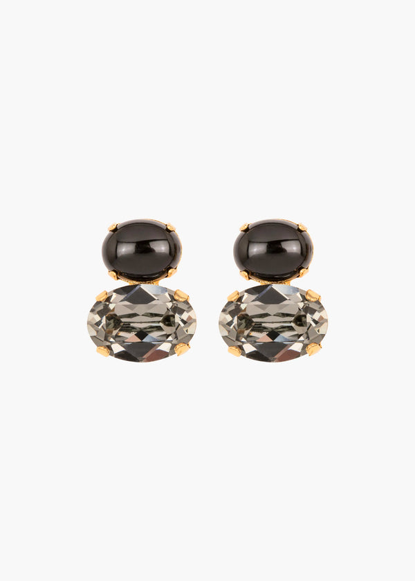 jennifer behr Yvette Earrings Onyx