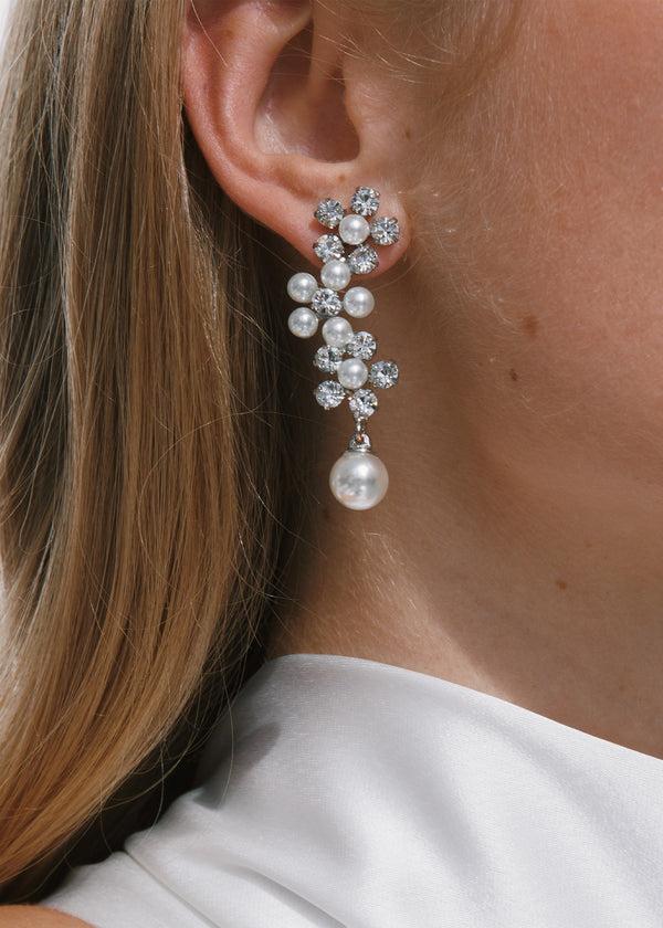 Jennifer Behr Zaya Earrings Crystal