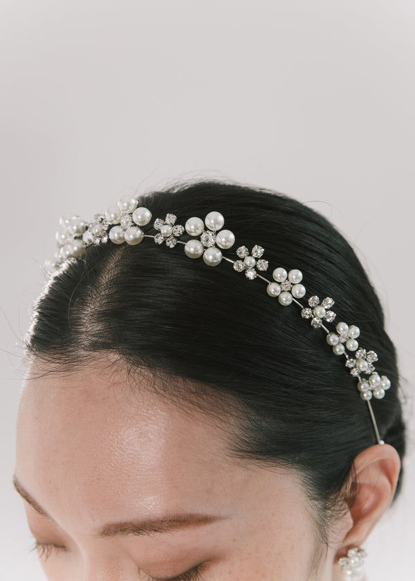 Jennifer Behr Zaya Tiara Silver
