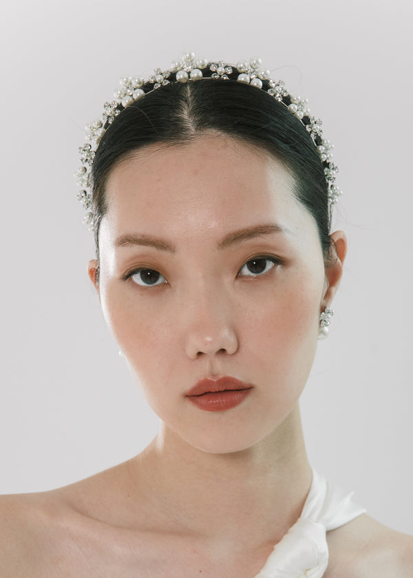 Jennifer Behr Zaya Tiara Silver