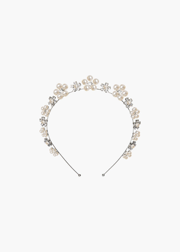 jennifer behr Zaya Tiara Silver