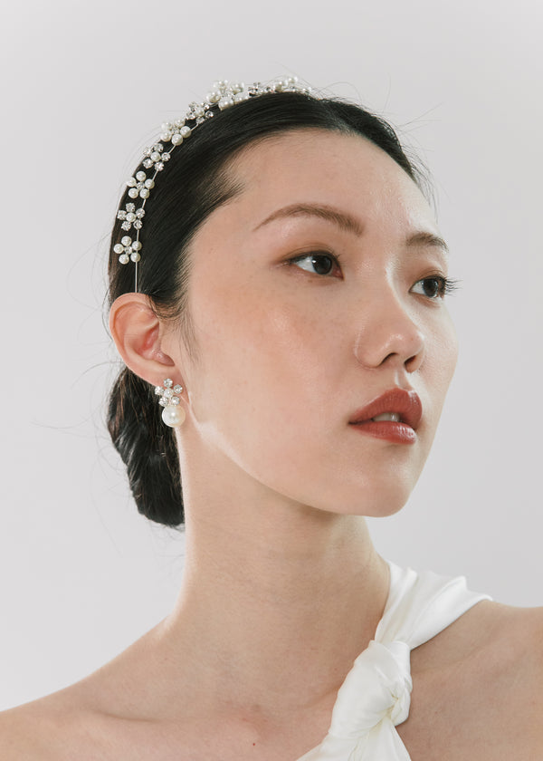 Jennifer Behr Zaya Tiara Silver