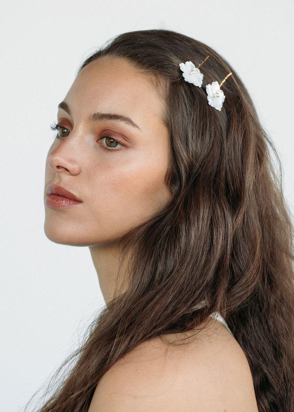 Jennifer Behr Zia Bobby Pins Mother Of Pearl