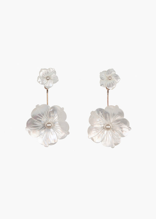 jennifer behr Zinnia Earrings Mother of Pearl