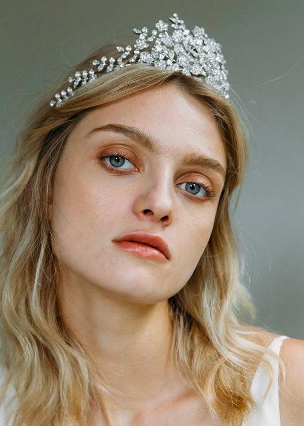 Jennifer Behr Zonya Tiara Crystal