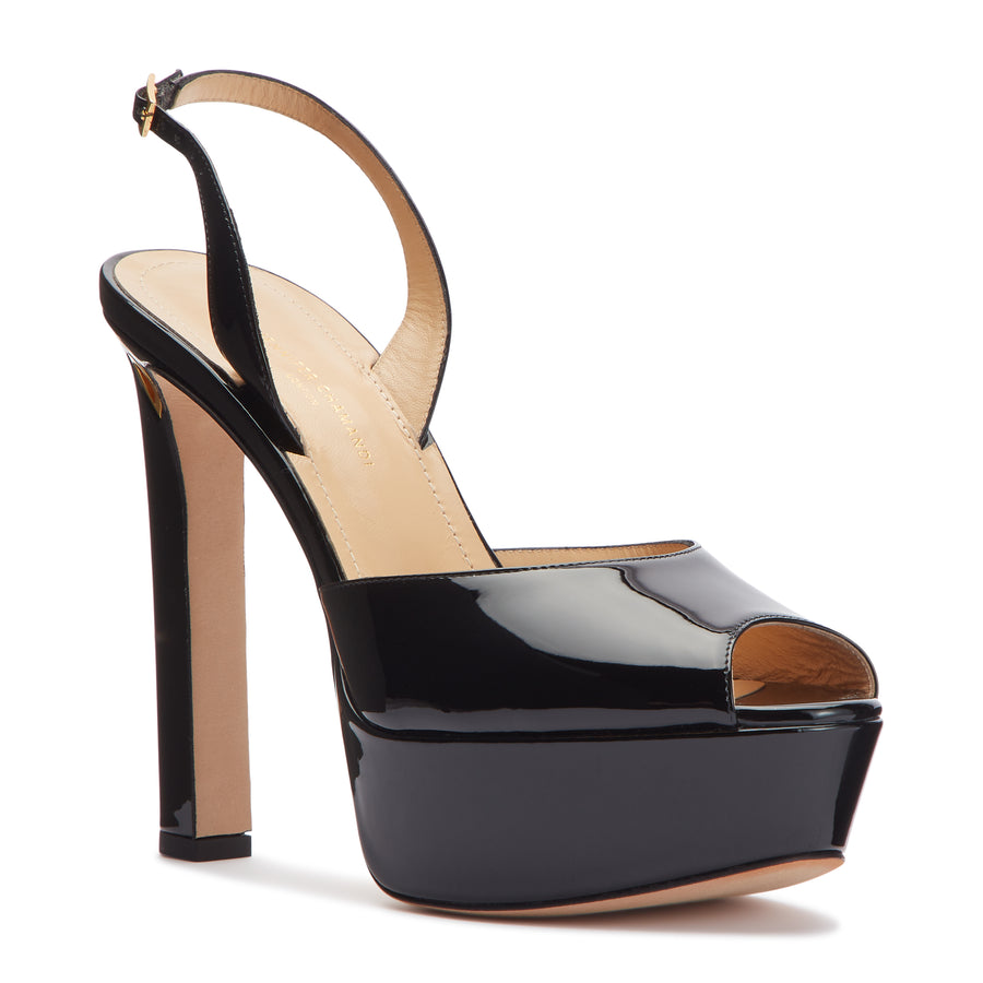 Jennifer Chamandi ANTONIO 130 Black Patent