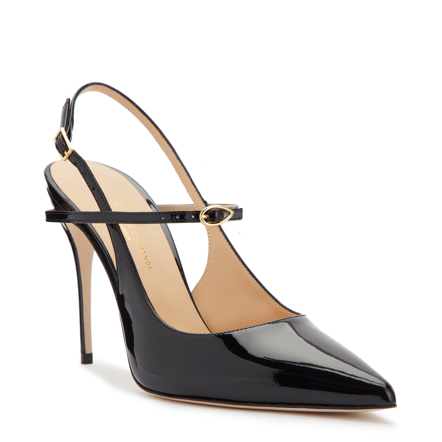 Jennifer Chamandi EDOARDO 105 Black Patent