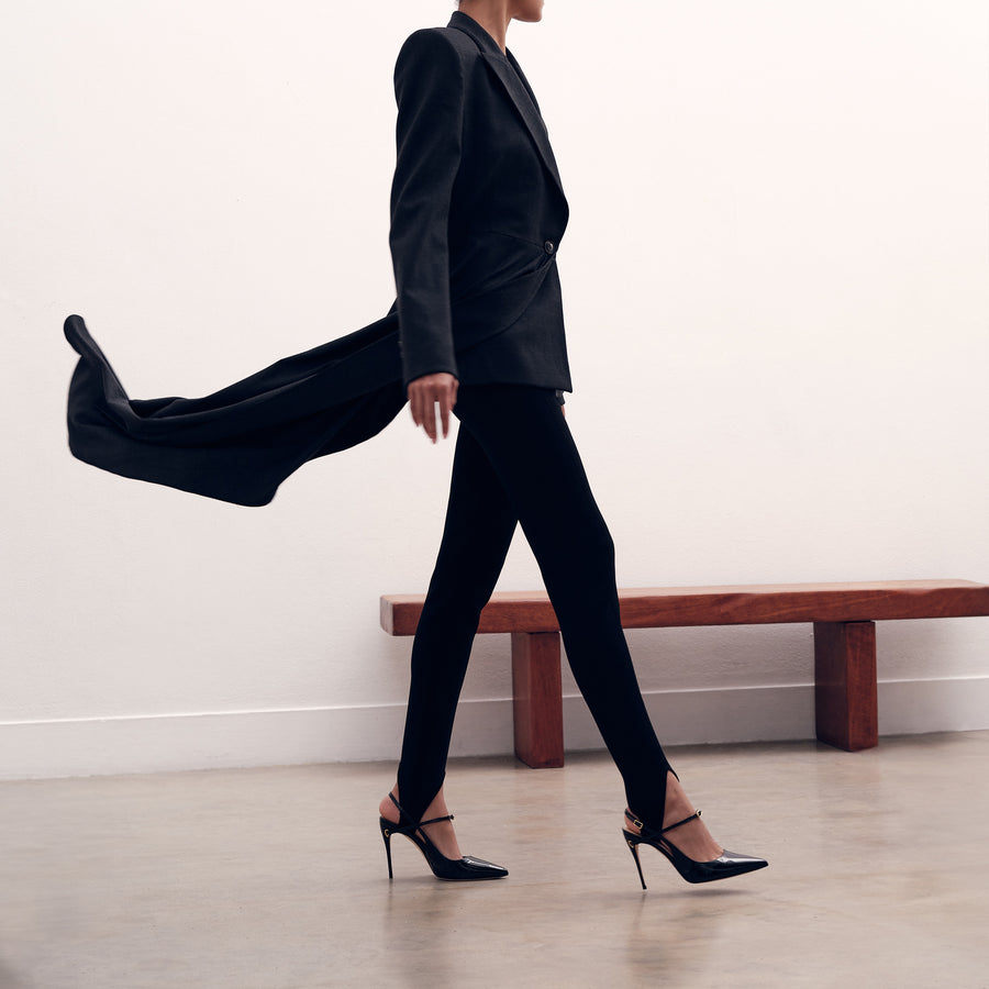 Jennifer Chamandi EDOARDO 105 Black Patent