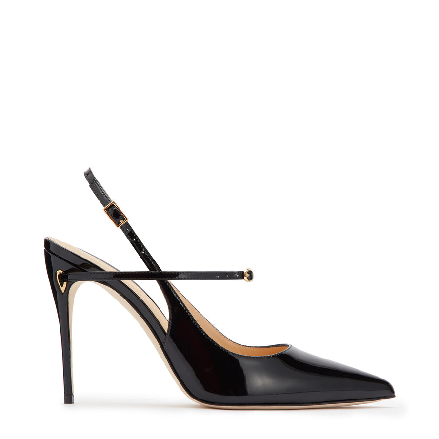jennifer chamandi EDOARDO 105 Black Patent