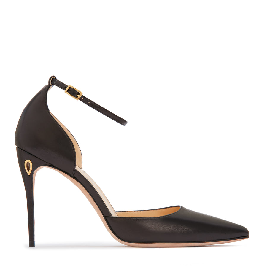 Jennifer Chamandi ENRICO 105 Black Nappa