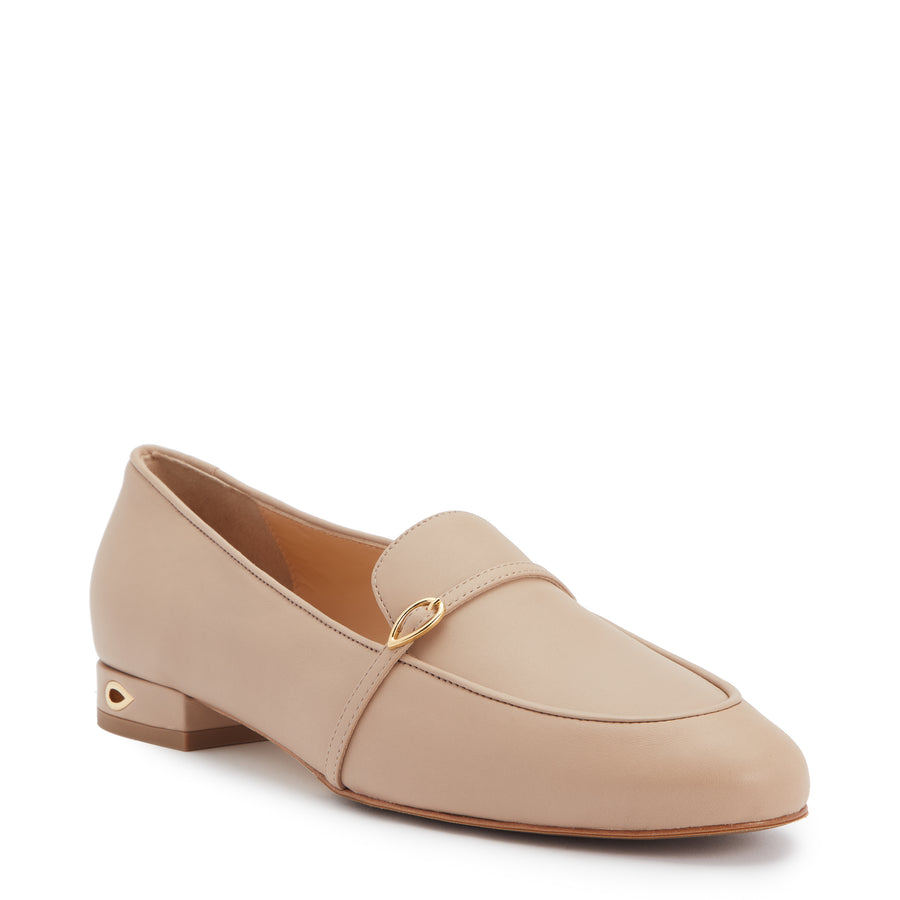 Jennifer Chamandi FABRIZIO FLAT Sand Nappa