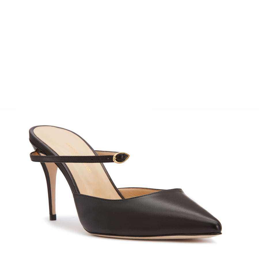 Jennifer Chamandi GIUSEPPE 85 Black Nappa