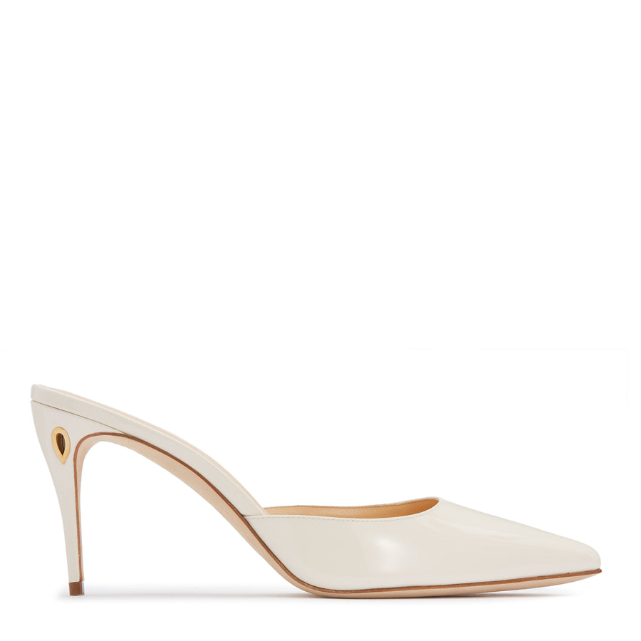 Jennifer Chamandi GIUSEPPE 85 Chalk White Patent
