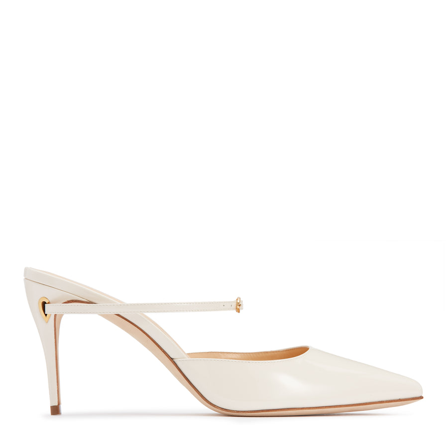 jennifer chamandi GIUSEPPE 85 Chalk White Patent
