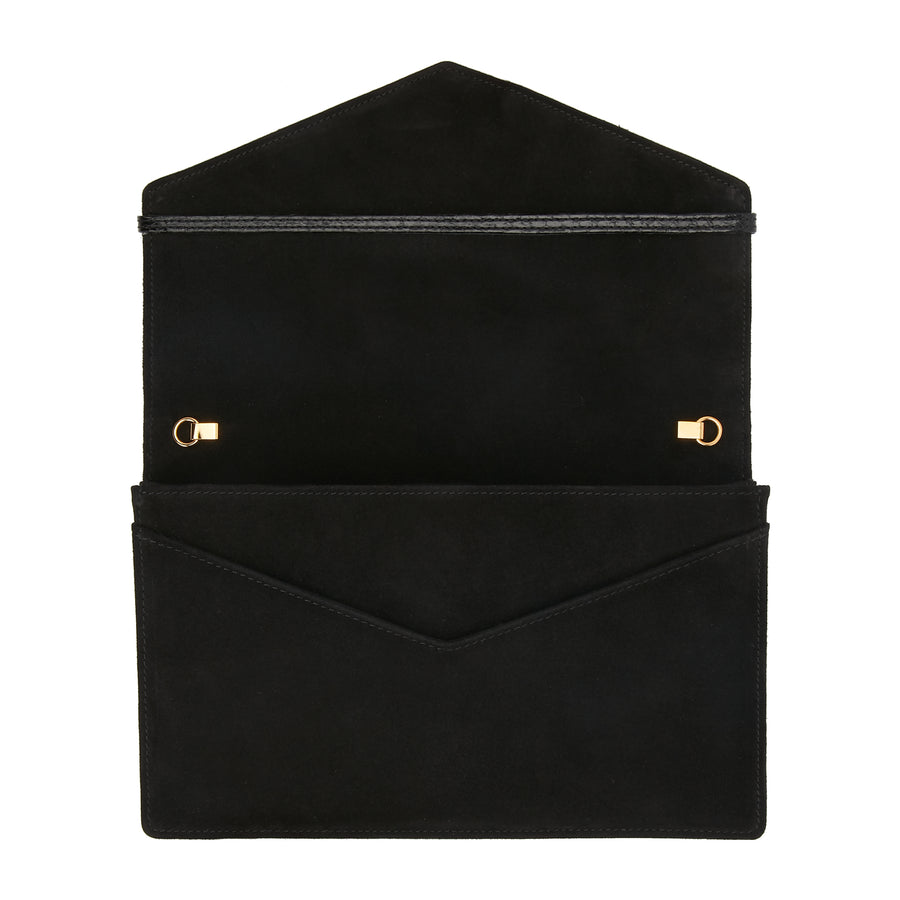 Jennifer Chamandi LE 8 Black Suede Elaphe