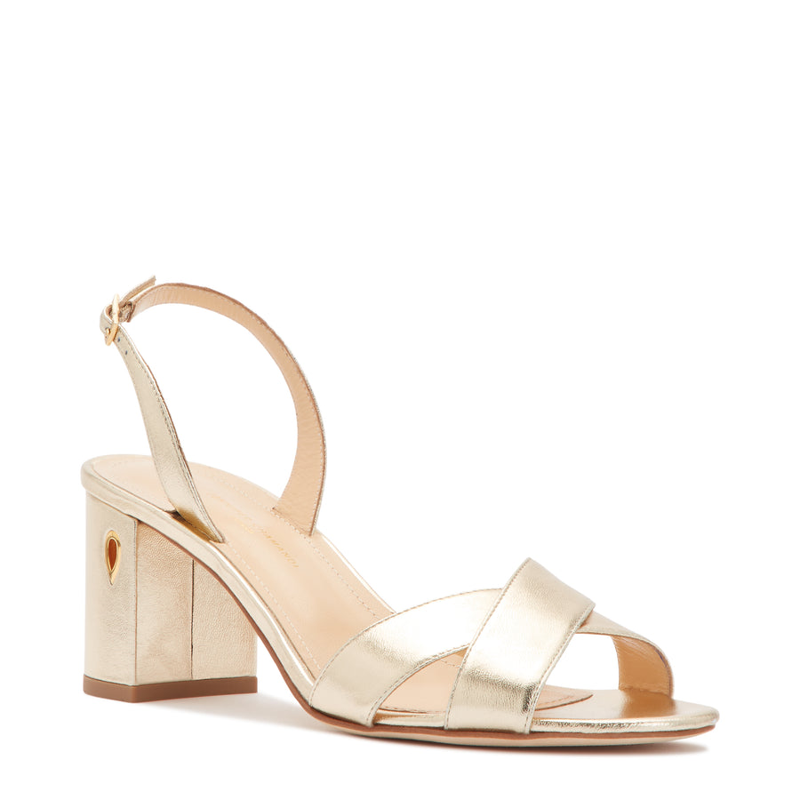 Jennifer Chamandi LEONARDO 65 Gold Nappa