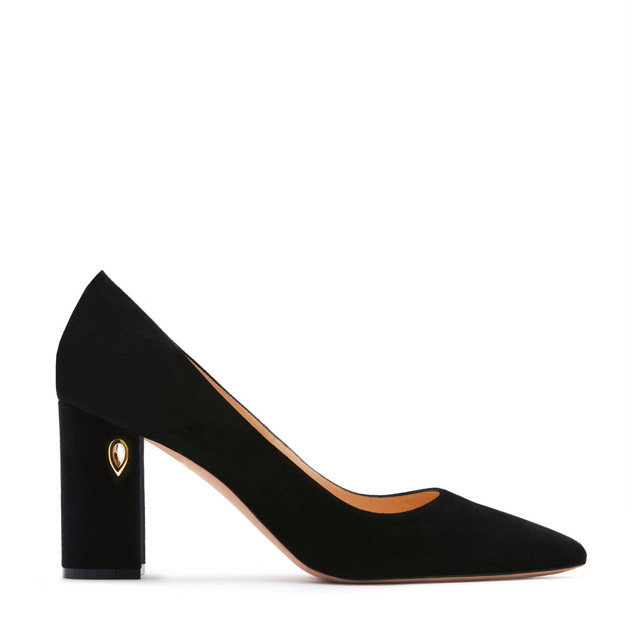 Jennifer Chamandi LORE 85 Black Suede