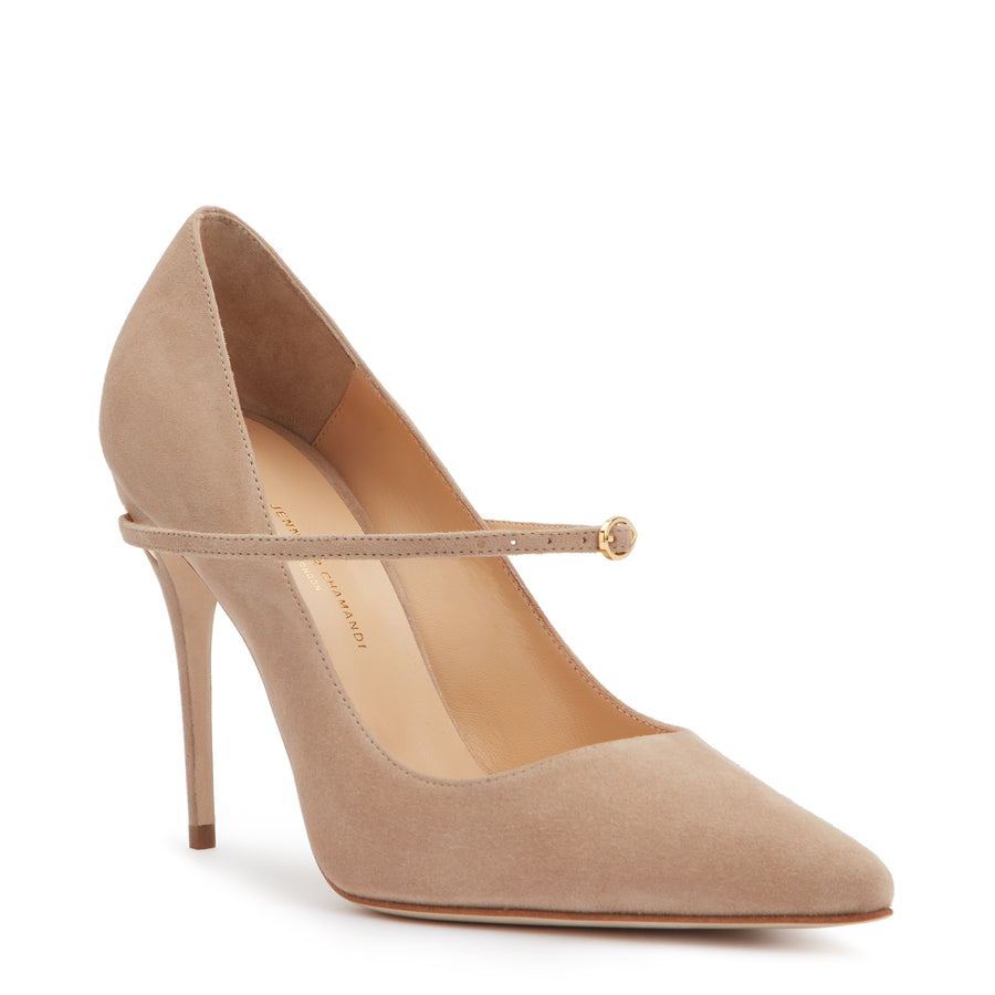 Jennifer Chamandi LORENZO 105 Sand Suede