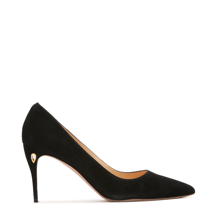 Jennifer Chamandi LORENZO 85 Black Suede