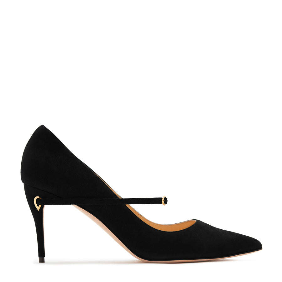 jennifer chamandi LORENZO 85 Black Suede
