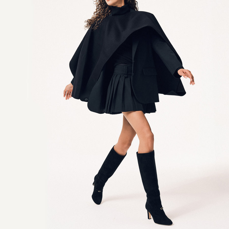 Jennifer Chamandi SAMUELE 85 Black Suede