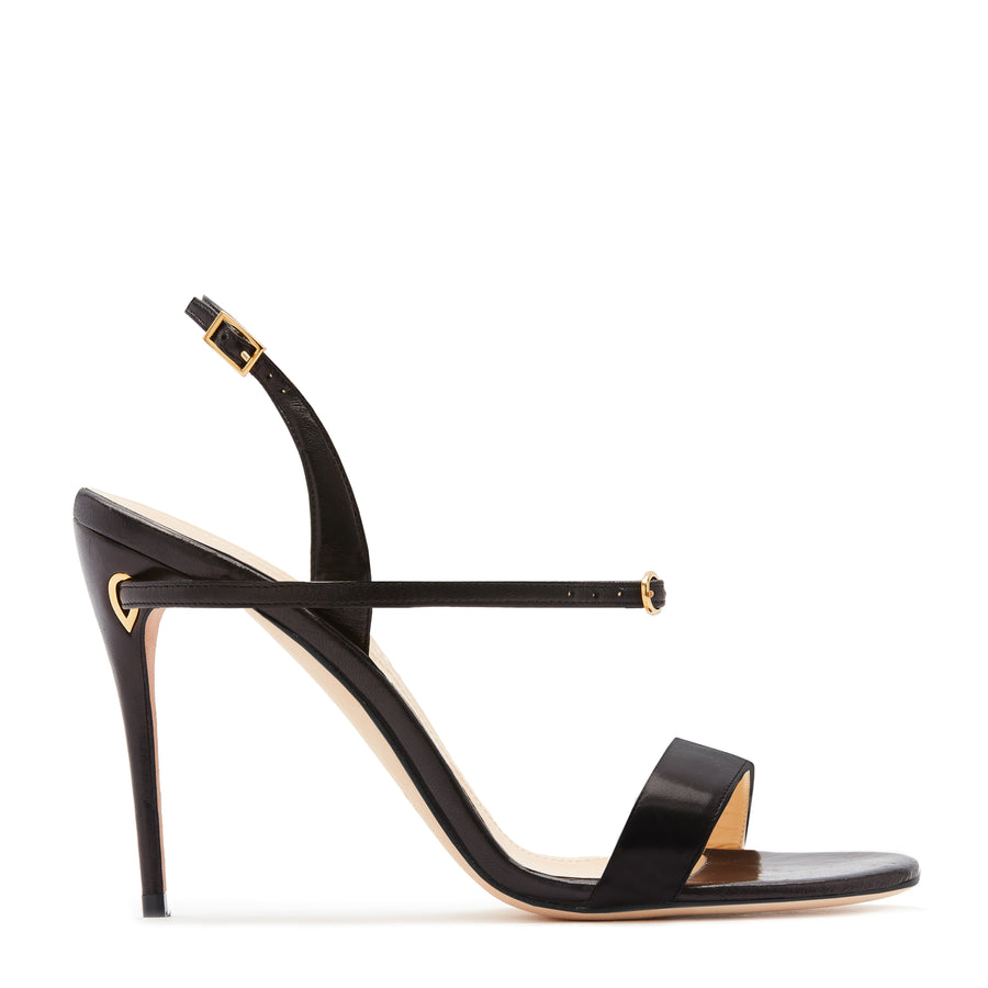 jennifer chamandi TOMMASO 105 Black Nappa