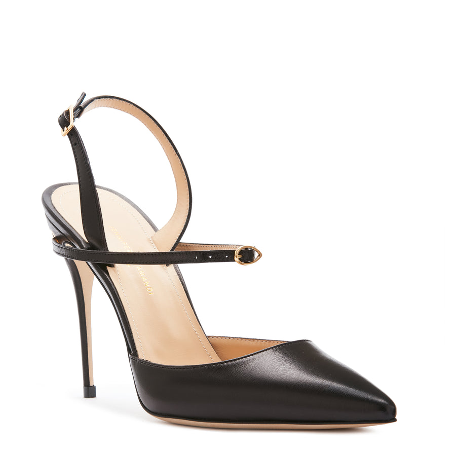 Jennifer Chamandi VITTORIO 105 Black Nappa