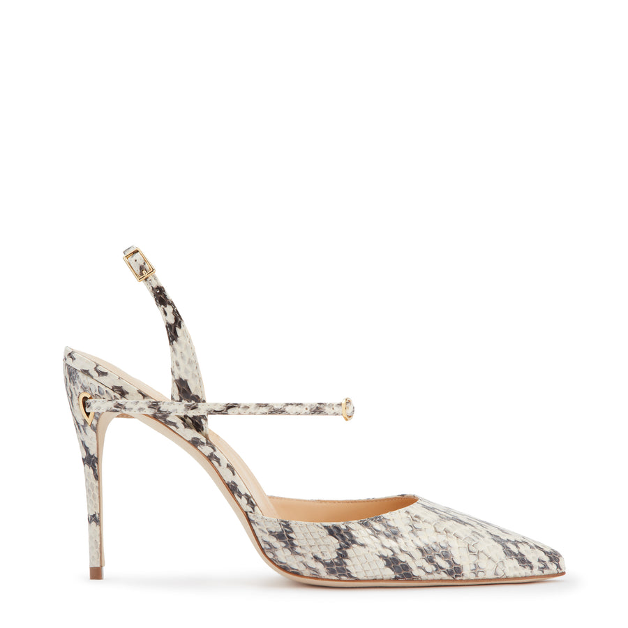 jennifer chamandi VITTORIO 105 White Macchiato Elaphe