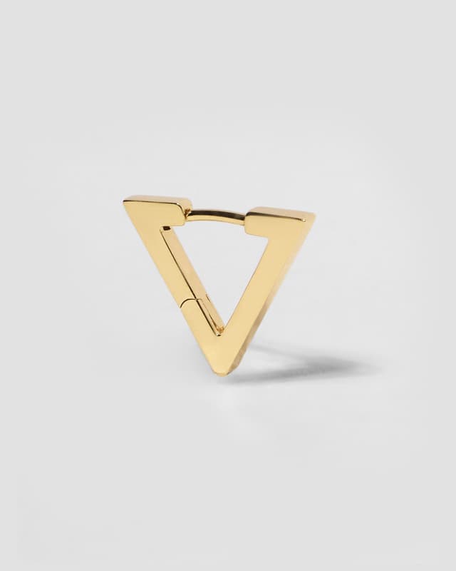 Jennifer Fisher 18k Triangle Huggie 18K Yellow Gold