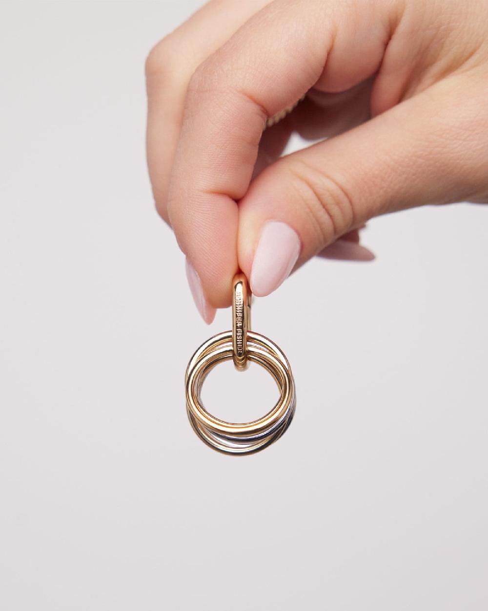 Jennifer Fisher Ring Set Two Tone