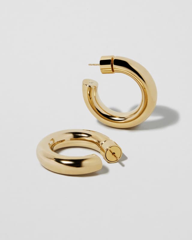 jennifer fisher Samira Huggies Yellow Gold