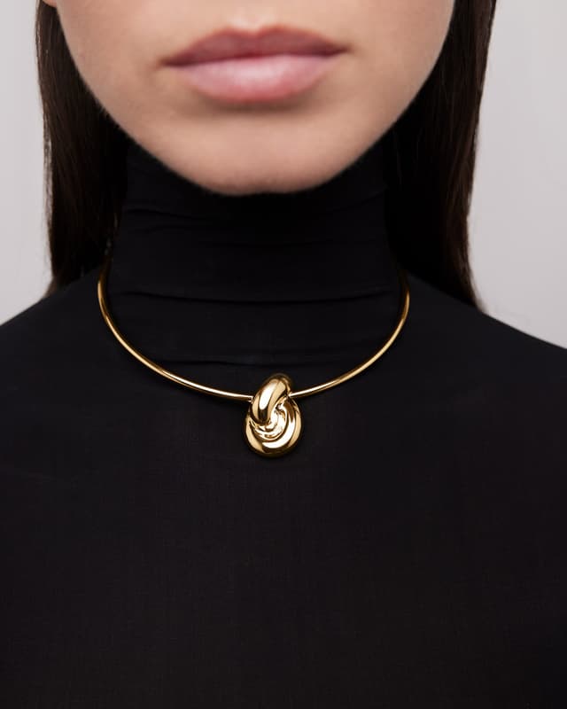 jennifer fisher Thin Knot Choker