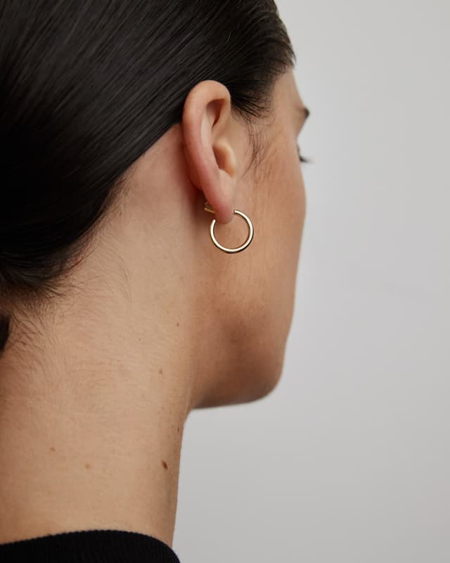 jennifer fisher Thread Huggies Yellow Gold