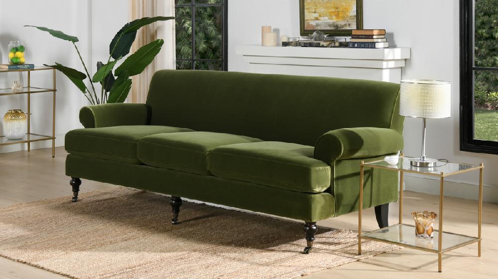 Jennifer Taylor Home Alana Lawson Three-Cushion Tight Back Sofa