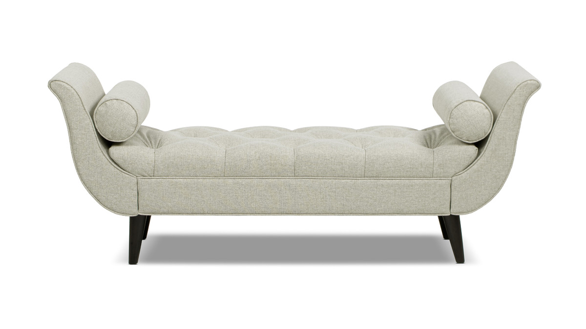 Jennifer Taylor Home Alma Tufted Entryway Bench Taupe