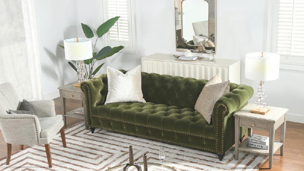 Jennifer Taylor Home Alto 88" Tufted Chesterfield Sofa