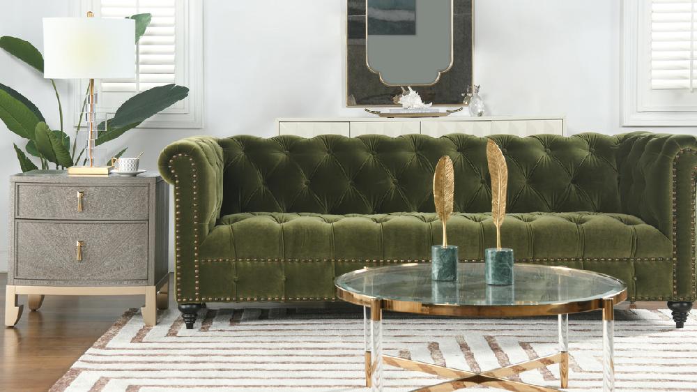 Jennifer Taylor Home Alto 88" Tufted Chesterfield Sofa