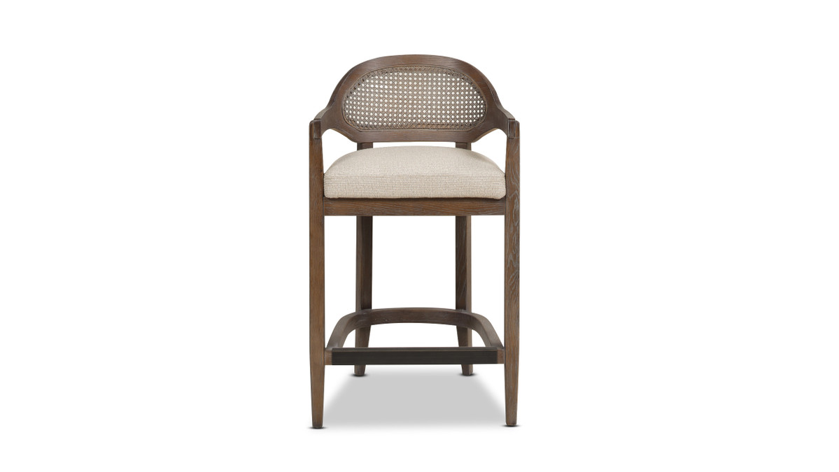 Jennifer Taylor Home Americana Mid-Century Modern Cane Back Bar Stool And Counter Stool