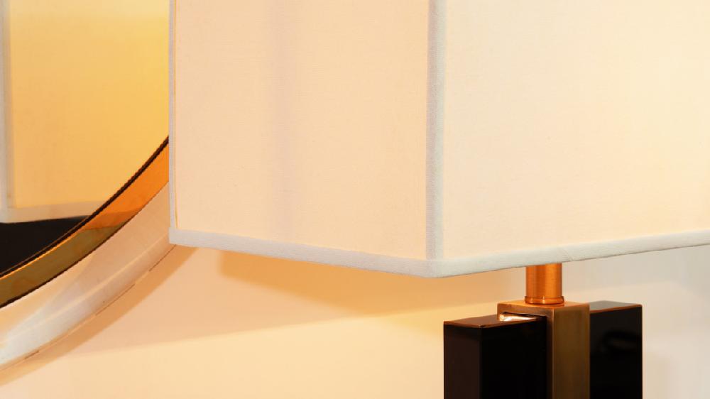 Jennifer Taylor Home Anton 28" Contemporary Glam Black And Gold Table Lamp