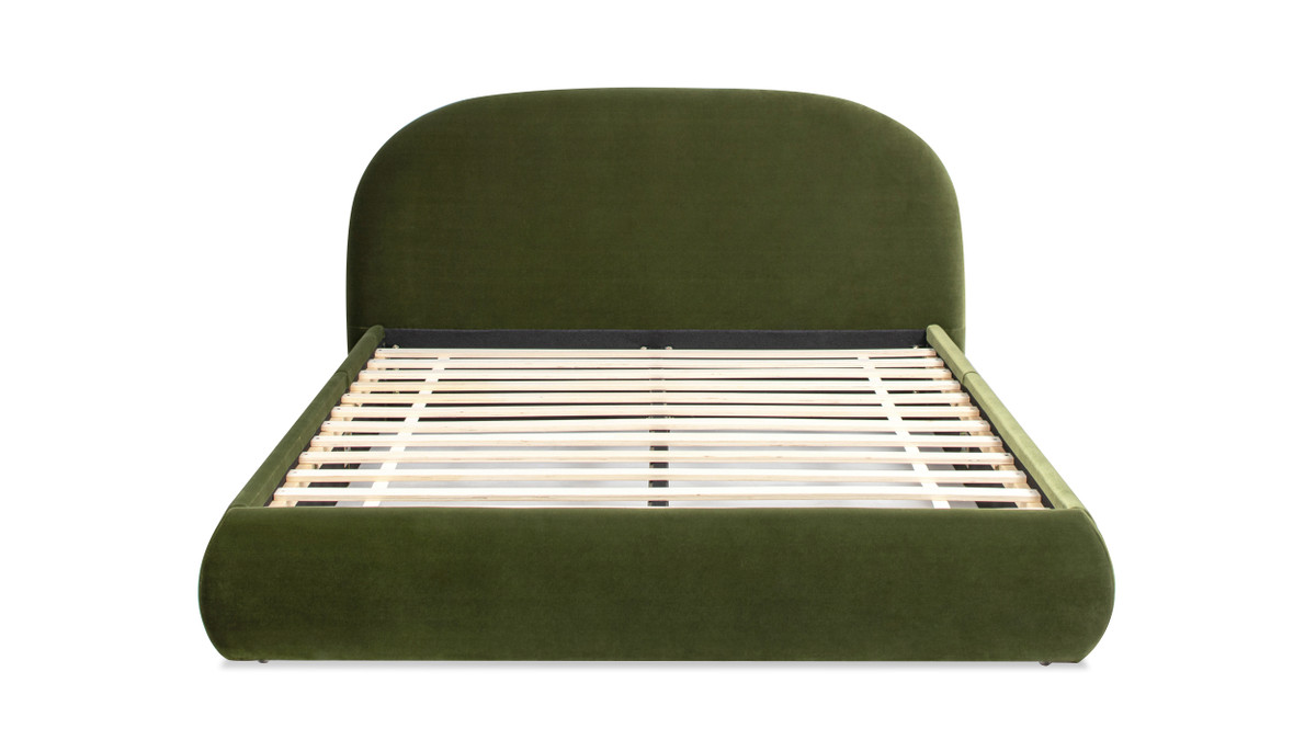 Jennifer Taylor Home Archie Puffy Grounded Upholstered Platform Bed